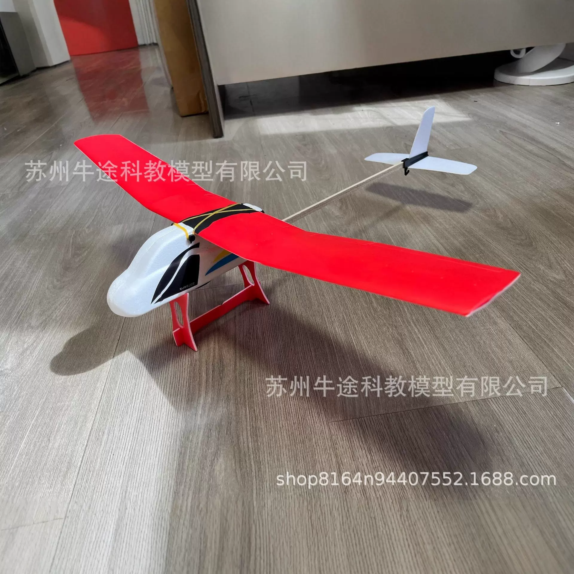 漫步者牵引飞机diy自制滑翔机青少年航天航空模型拼装飞机