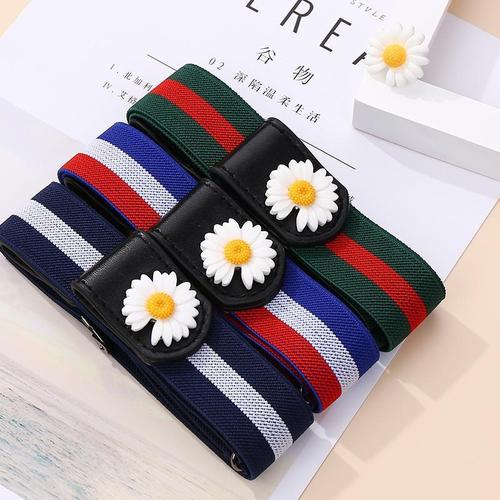 Lazy person invisible belt women adjustable waistband women student Korean style versatile denim jeans invisible ins minimalist elastic band