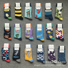 2025Happy Socks������ʿ�¿���Ͳ��ʿins���ഺ�ﳧ������