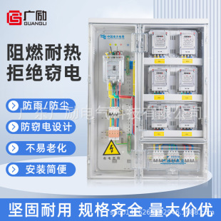 Customized Nangwang Fee-Controlled Single-Phase 6-Household Meter Box Non-Metallic Six-Epitope Energy Metering Box Waterproof Distribution Box