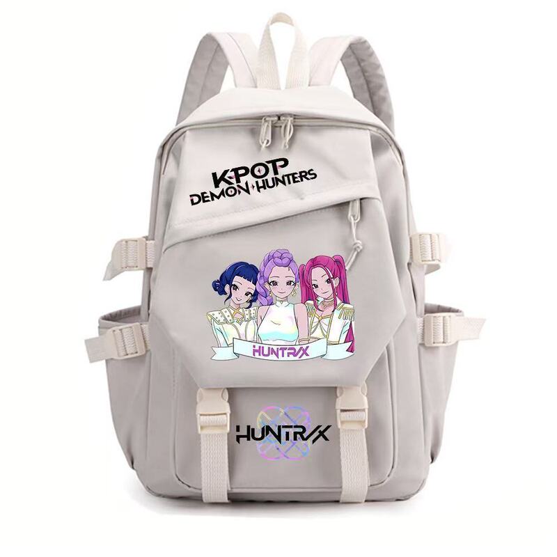 KPOP猎魔女团电影周边印花周边印花周边双肩背包青少年学生书包|undefined