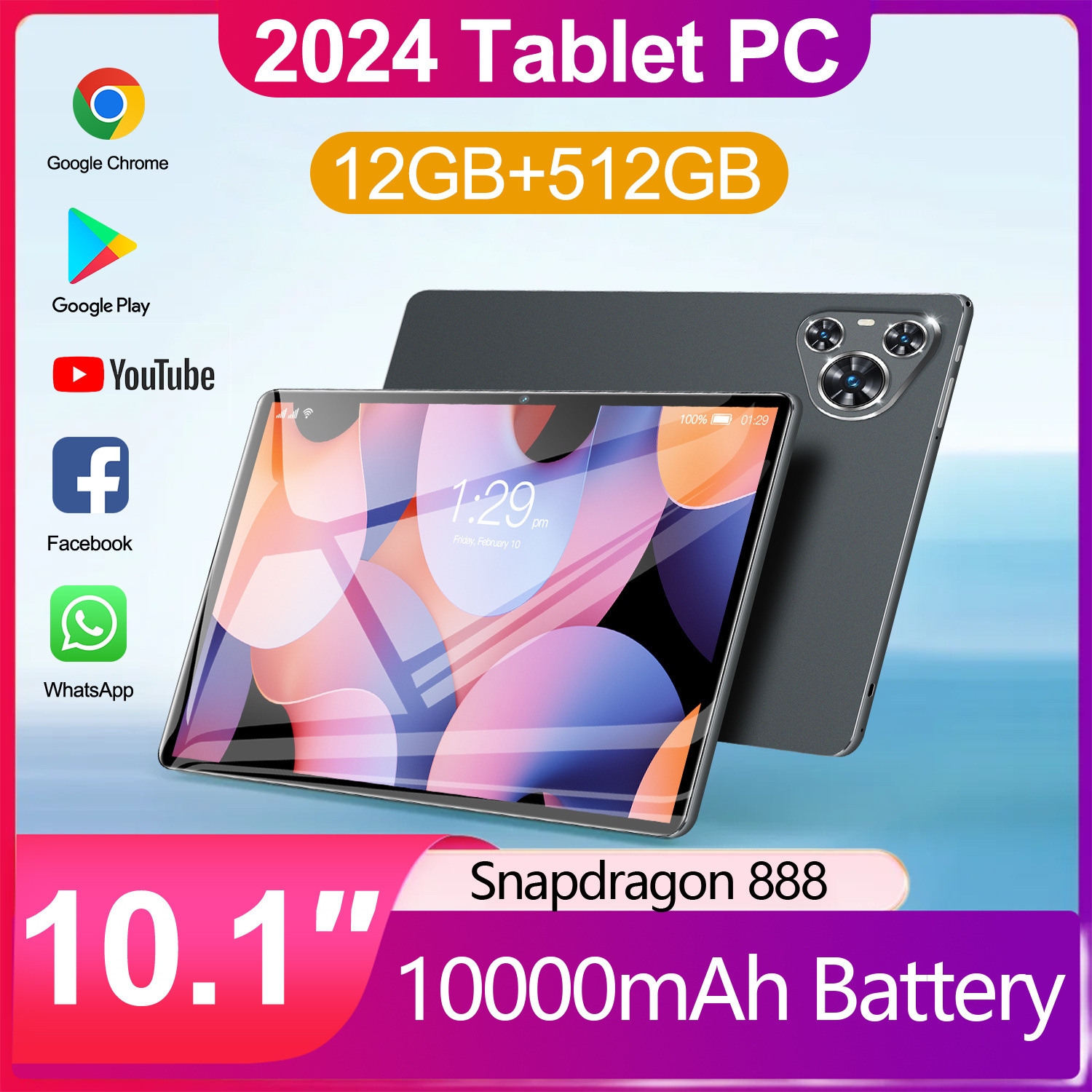 Tablet laptop, (Cross-border trading), 10.1inch, Android