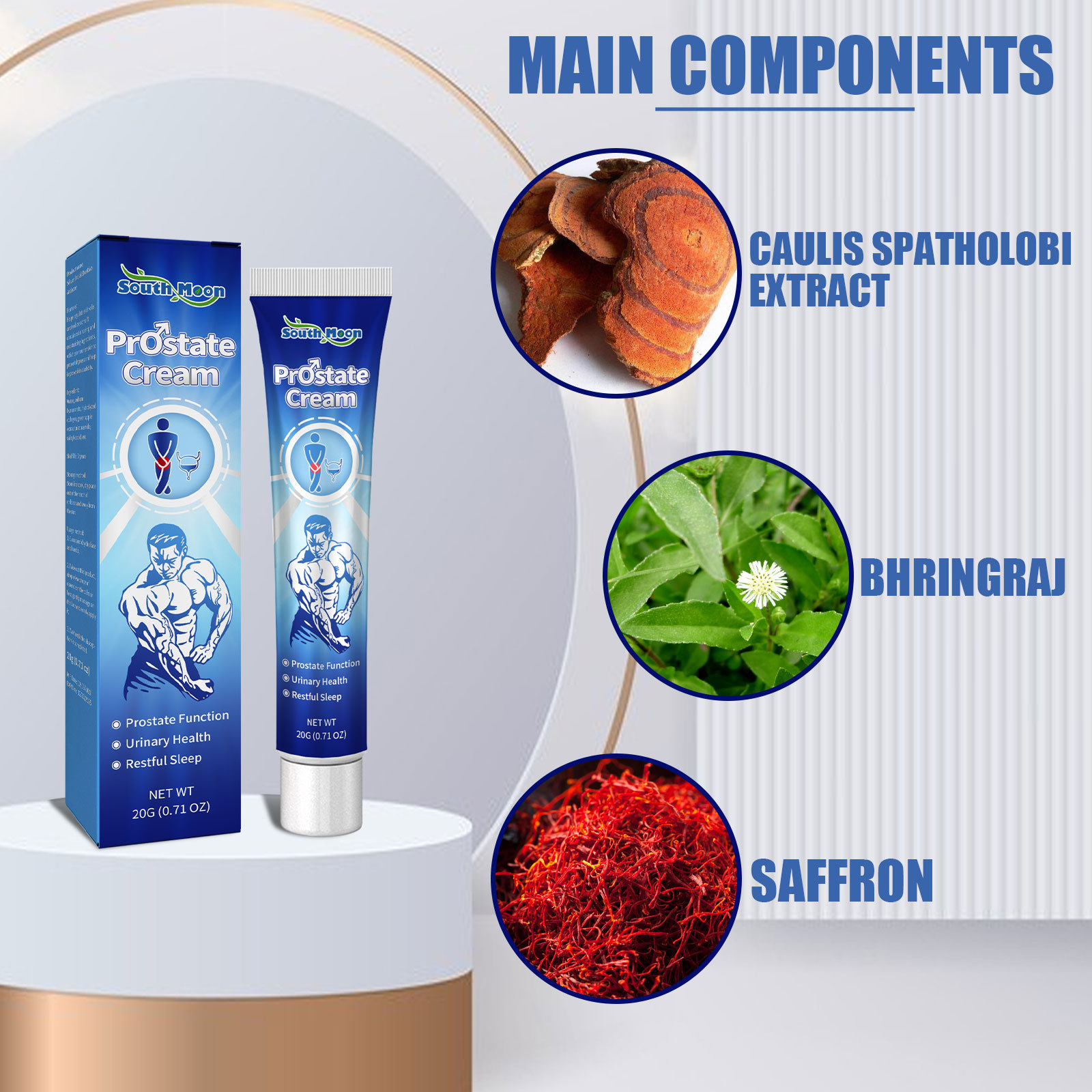 South Moon Qianlie Kanggao enyhíti a férfiak prosztata panaszait és erősíti a vesét. Testápoló egészségkrém_voghion.com