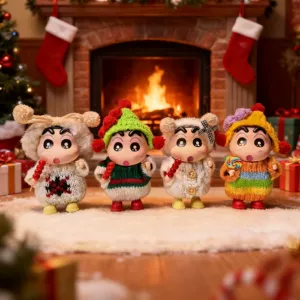 Crayon Shin-Chan fiquru, şirin ev dekoru, avtomobil oyuncağı, hədiyyə