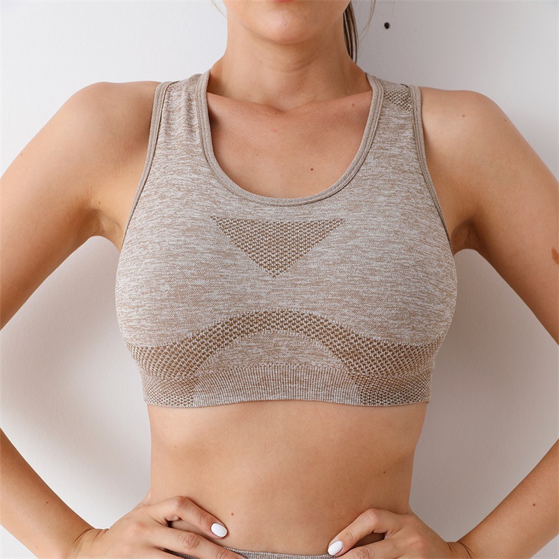 Cross-border Sports Yoga Fitness Bra Running Yoga Shock Transpirable Comfortable Coat Top Deportivo