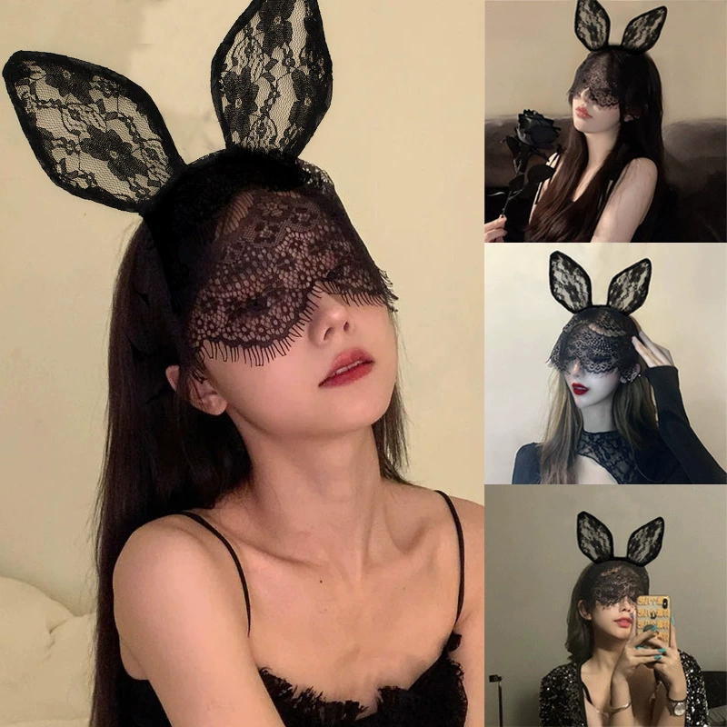Сексуальная вуаль, длинная повязка на голову, заколка для волос, аксессуар