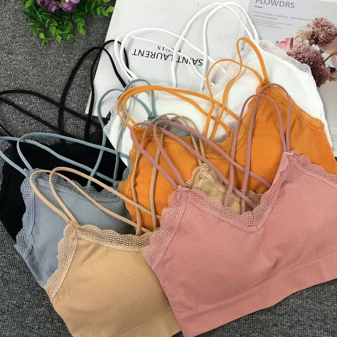 Nuevo chaleco sin costuras de alta elasticidad de alta calidad de dama sin anillo de acero bra de yoga ropa interior deportiva mujer al por mayor