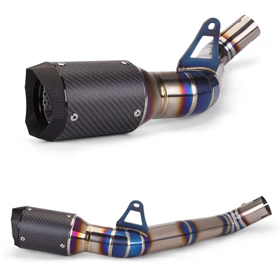 Motorcycle exhaust pipe, CBR1000 middle and tail carbon