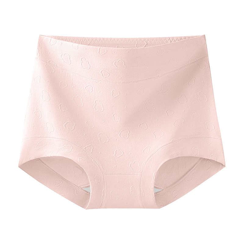 Xinjiang algodón de fibra larga ropa interior cómoda de cintura alta para el abdomen pantalones de seguridad boxer para mujer entrepierna antibacteriana algodón fino refrescante