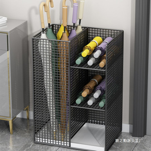 Umbrella Storage Rack for Home Entrance, Umbrella Hanging Storage Bucket, Entry Storage Rack, Commercial Lobby Umbrella Bucket Rack