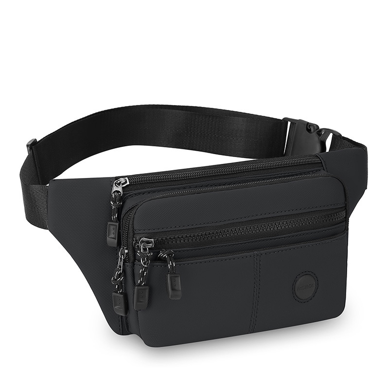 Riñonera para hombre, bolso de hombro simple nuevo portátil de moda, bolso de pecho de tendencia casual de todo fósforo, bolso de mensajero de almacenamiento multicapa