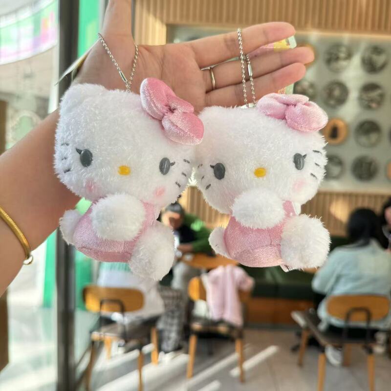 卡通动漫网红明星同款KT猫系列钥匙扣挂件女生背包饰品kt挂饰批发|undefined
