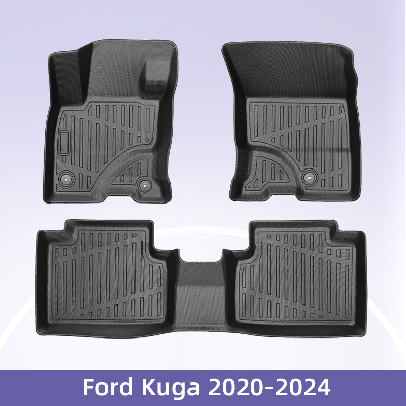 Europa para Ford Kuga 2020 - 2024 híbrido 3D para todo el tiempo TPE cojín de piso para automóviles