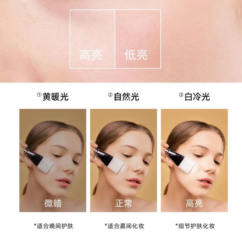 Espejo de maquillaje de lujo de escritorio con lámpara inteligente LED doméstica espejo de maquillaje dormitorio mesa de tocador alto