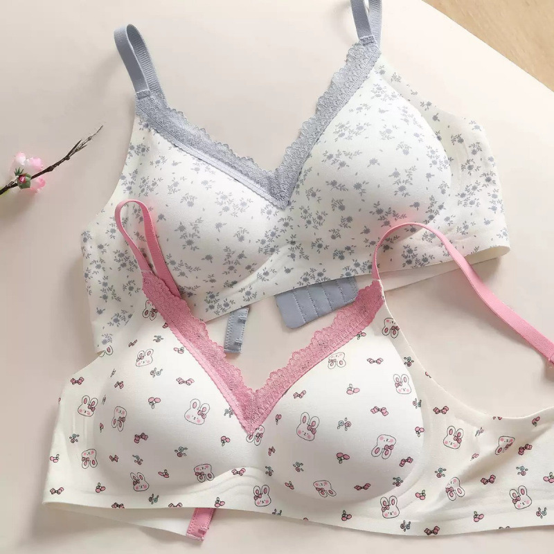 High-Quality Sweet Lace Floral Breathable Underwear for Women, Gathers Side Breasts, Enhances Small Busts, Seamless Thin Cup Bra High-Quality Sweet Lace Floral Breathable Underwear for Women, Gathers Side Breasts, Enhances Small Busts, Seamless Thin Cup Bra