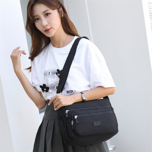 New Stylish Casual Lightweight Washable Mommy Bag with Large Capacity for Travel, Waterproof and Portable Cross-border Trade Women's Crossbody Bag