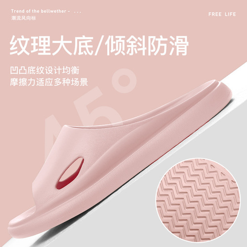 Slippers for men, indoor home, summer bathroom, anti-slip couple, deodorant, men's soft-soled sandals, women's summer wholesale