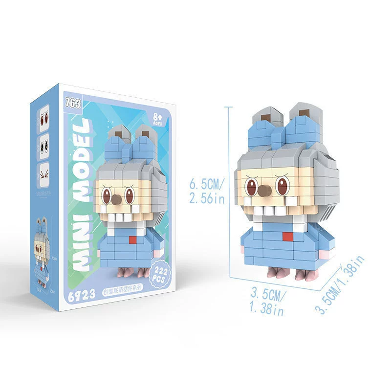 Совместимо с Lego Micro-grained Simulation Building Blocks Собаки, Коты, Питомцы Корги Оранжевые котята, Шпиц Детские сборочные украшения