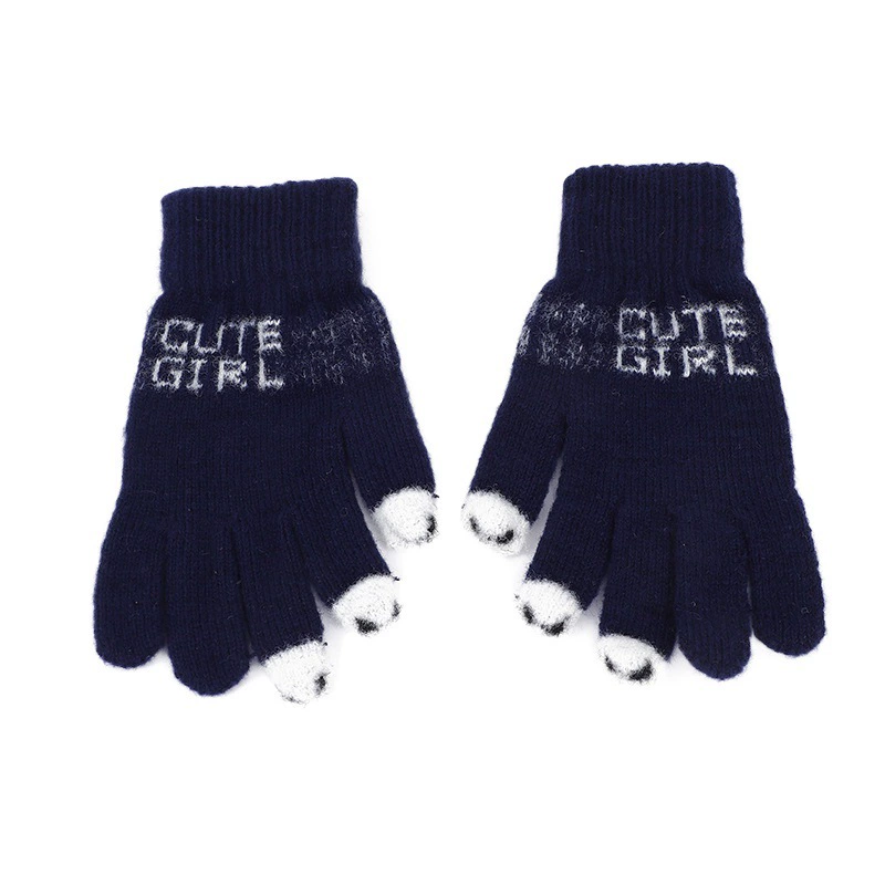 Фабрика прямых продаж новые модные вязаные перчатки для защиты сенсорного экрана