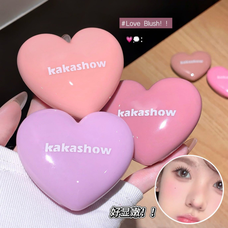 Kakashow Atmosphere Blush Matte Coreano Brush Measurement No Flying Powder Cross-Border