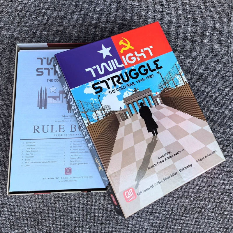 Английская версия Twilight Struggle Twilight City Struggle роскошная версия шахматной настольной игры для вечеринки