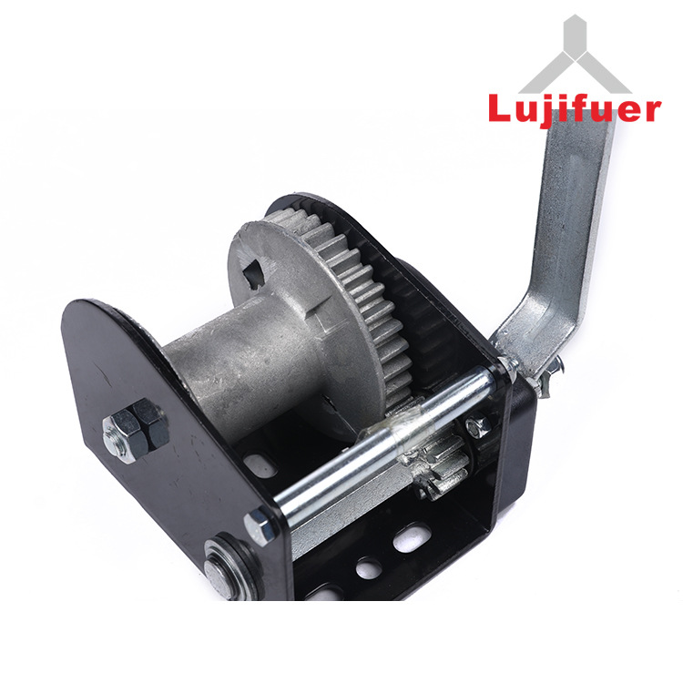 厂家供应自锁0.5吨手摇绞盘 铝合金手动绞车 可定制绞盘绞车