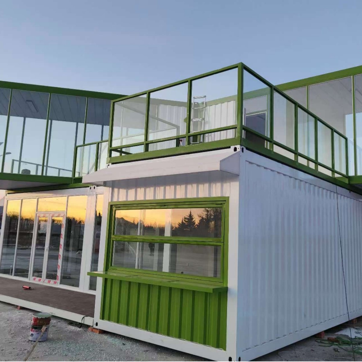 Creative Container Park Scenic Spot Mobile Internet Red B & B Plaza Tienda móvil Sala móvil al aire libre