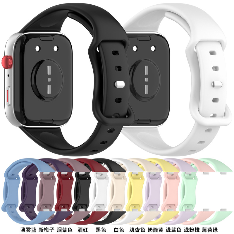 适用华为FIT4小蛮腰硅胶表带华为watch Fit3 4pro运动硅胶表带|undefined