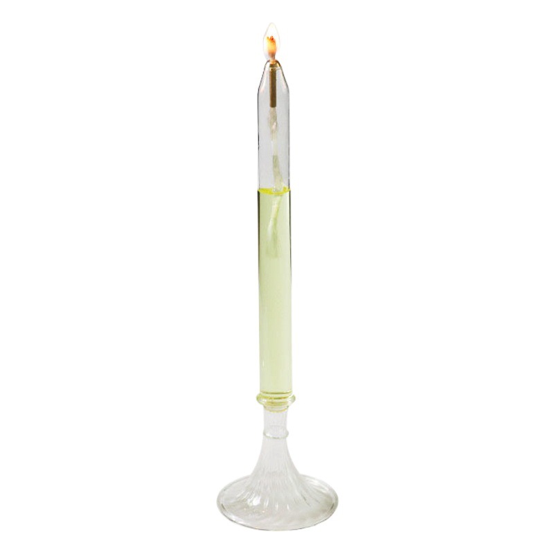 Creativo candelabro de cristal estilo europeo lámpara aceite simple personalidad romántica vela cena transparente decoración del hogar