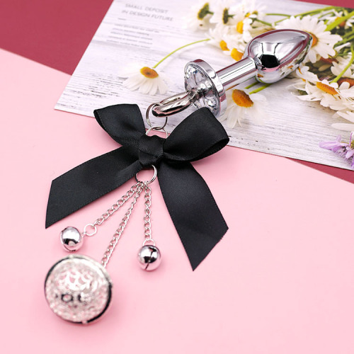 Adult Bow Passion Bell Anal Plug Sex Toy Sexy Rabbit Supplies Sex Toys Women's Metal Alternative
