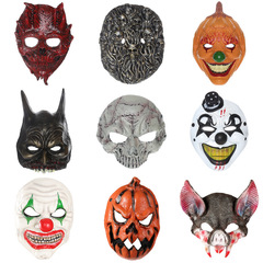 動物マスク外国貿易ハロウィーンの頭セットカーニバル柔らかいPU発泡リアルな服装道具パーティーマスク