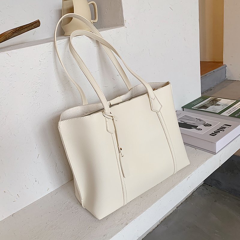 Bolso de gran capacidad mujer 2025 nuevo bolso de moda de alta gama bolso de hombro para viajar al trabajo con bolso portátil