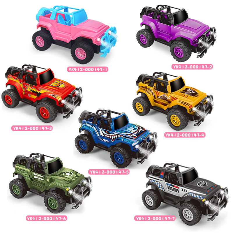 Vehículo todoterreno con control remoto, modelo jeep ligero, control remoto inalámbrico de cuatro vías, coche de escalada, juguete de carreras para niños y niñas image 7