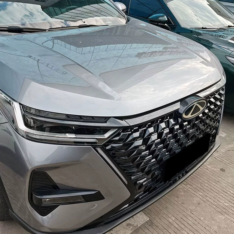 Подходят для решётки воздухозаборника 24 Chery Tiggo 8pro декоративные наклейки на переднюю крышку, рама передней решётки экстерьерная модификация