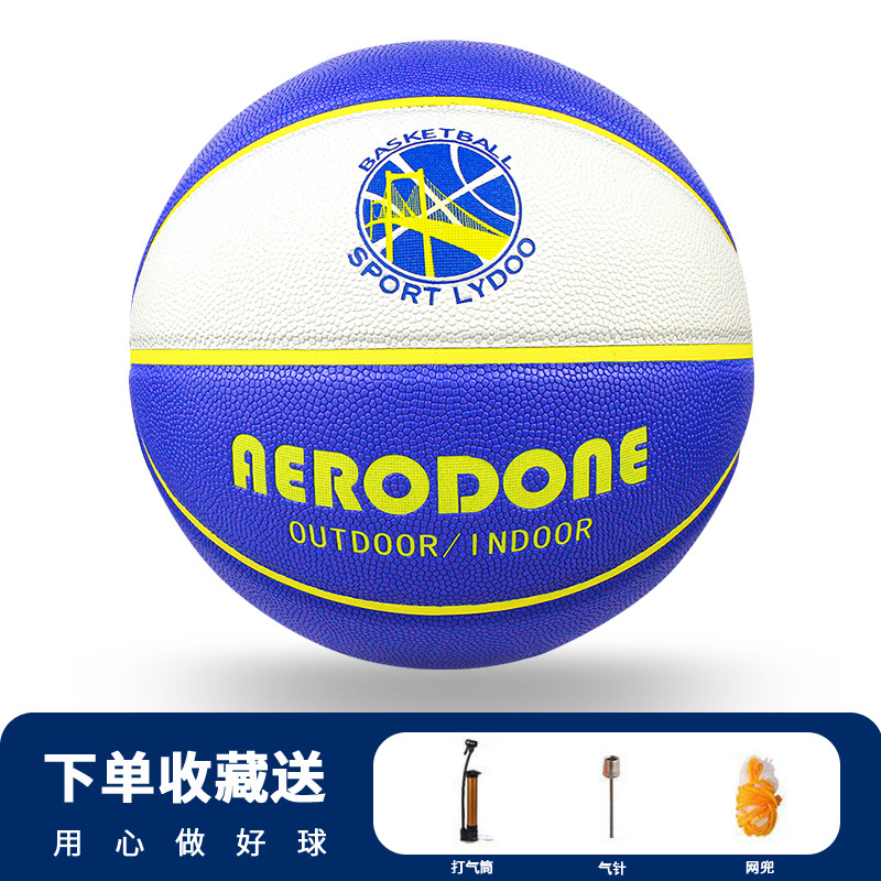 Синий и белый баскетбольный PU Warriors плюс поглощение влаги