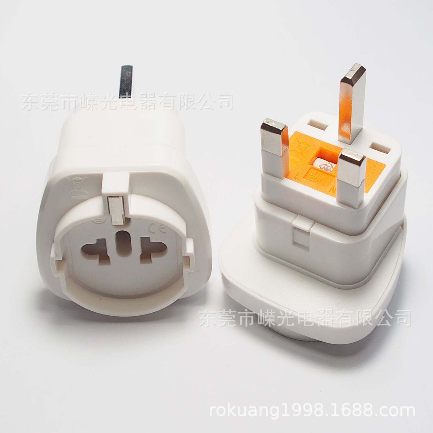 SD-7F 英式转换插座 BS转换插头 带保险丝德法式接地转英规欧转英