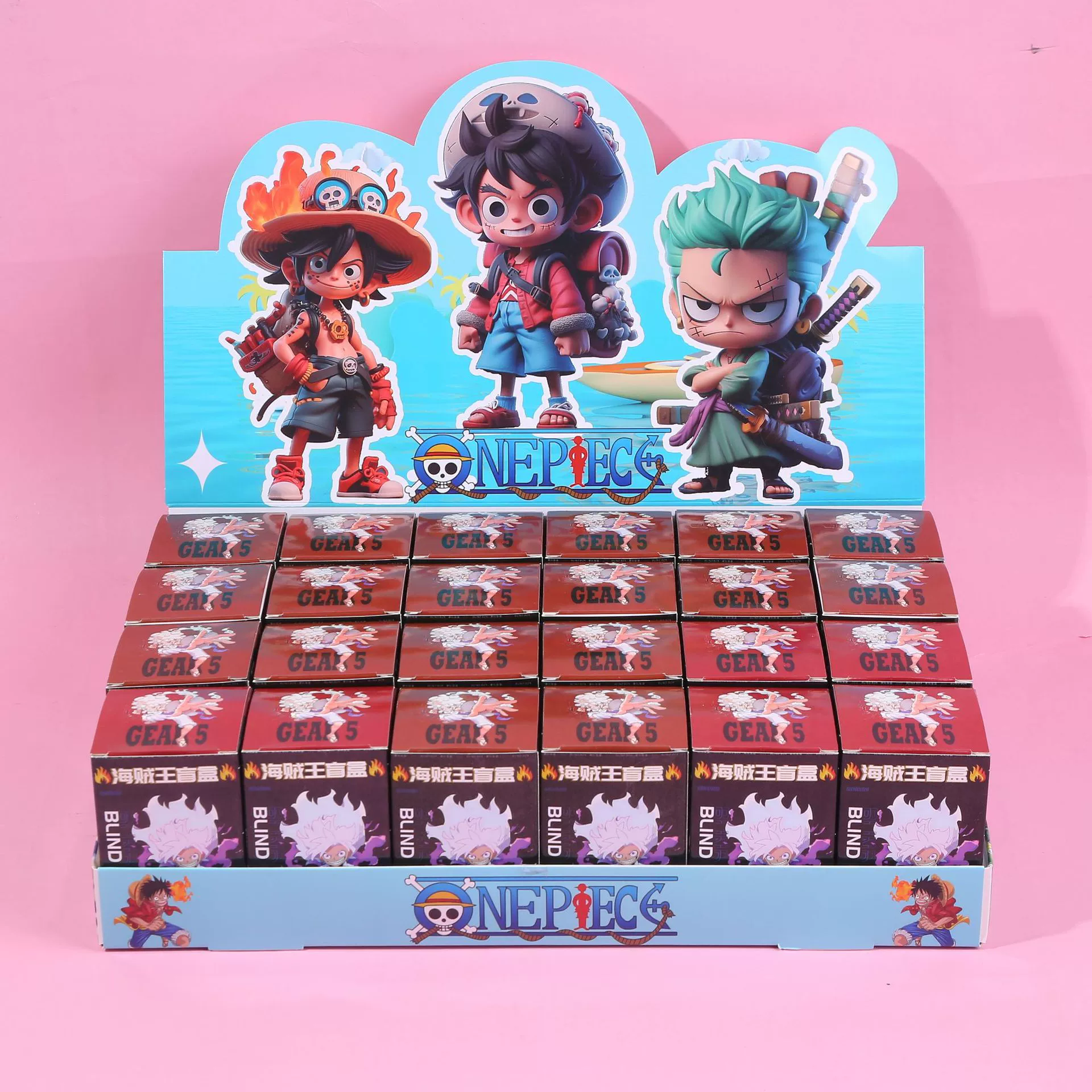Слепой коробка (One Piece) фигурка коллекционная, случайная игрушка-сюрприз, мини 6×9×6 см, одиночная или в наборе