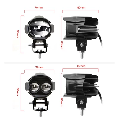 Motorcycle headlights, headlights: electric vehicle front driving light