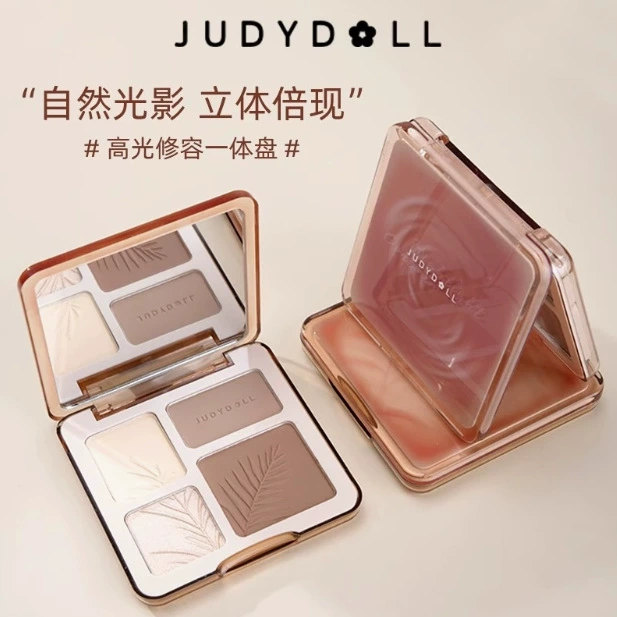 Judydoll Orange Blossom Contouring Palette Highlighting Contouring Makeup Palette Bone Contouring Face Полные трехмерные тени для носа Аутентичные