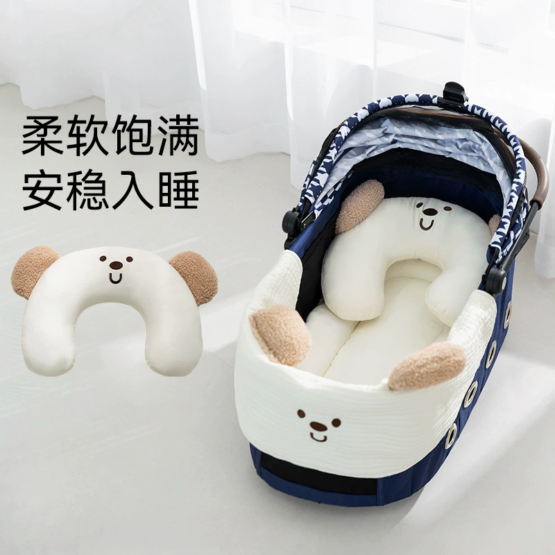 Мультяшный медведь для домашних животных подушка подушка подушка двухсторонняя универсальная кошка и собака шея U-образная автомобильная подушка