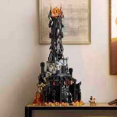 クロスボーダー 68068 クリエイティブ建築 MOC リング王バラドゥ大黒塔小粒子ビルディングブロックおもちゃ 88060