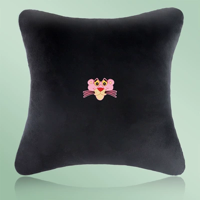 Pillow, Headrest - pillow-pink-leopard-single-pack