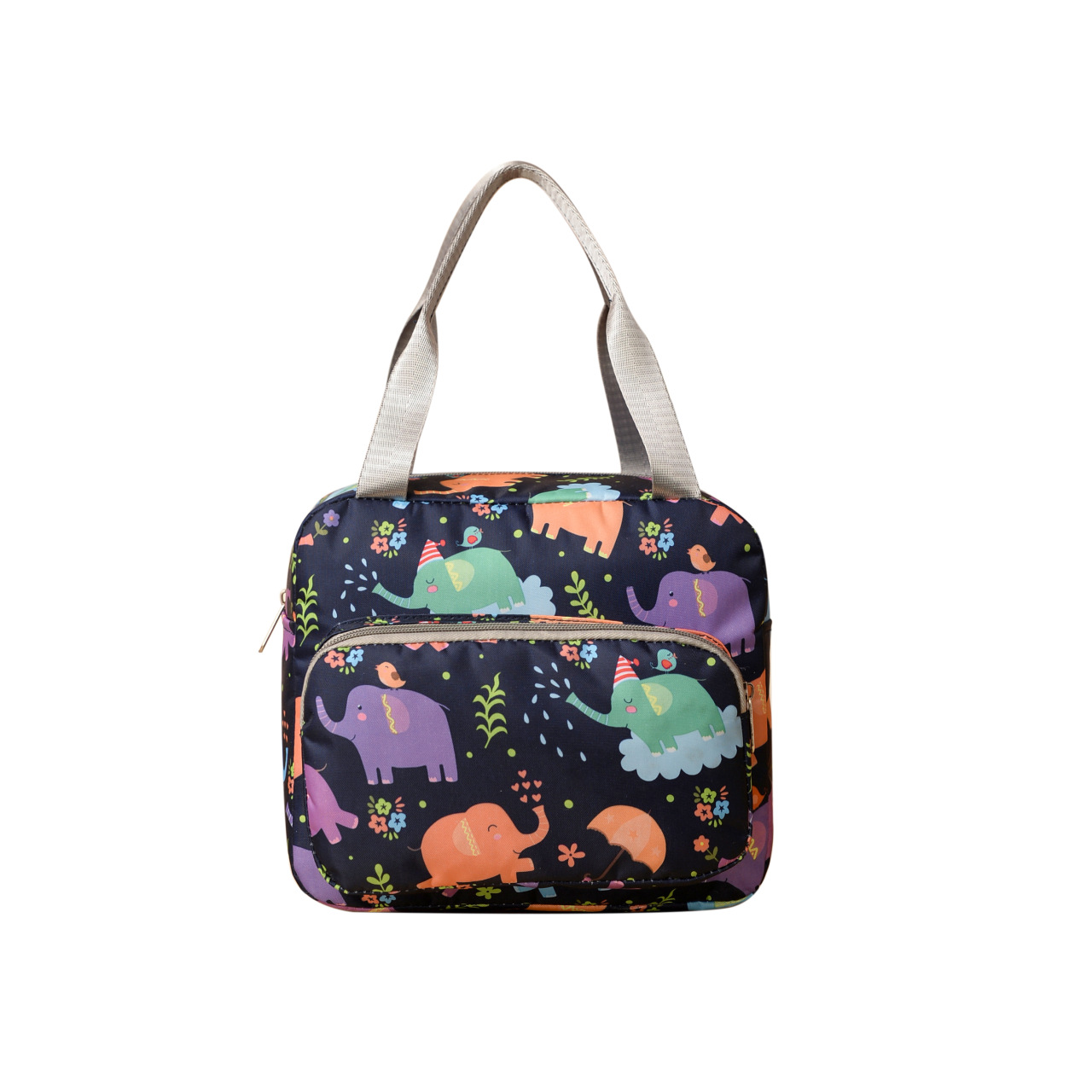 Bolsa de almuerzo portátil bolsa de papel de aluminio engrosada bolsa de aislamiento térmico fría bolsa de almuerzo japonesa bolsa de almuerzo de color bolsa de conservación