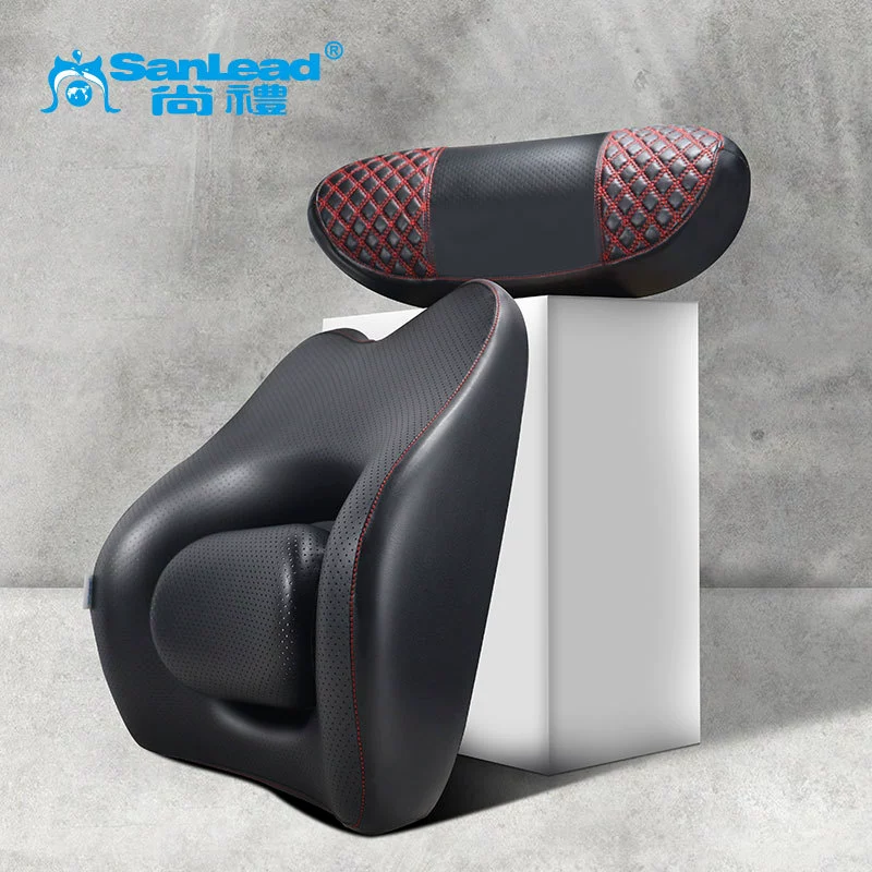 Lumbar seat back car interior office home pillow memory foam waist neck headrest car cushion