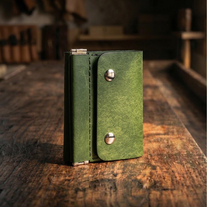 Cross-border new product Compact Leather Trifold Wallet retro compact leather 70% off wallet Cross-border new product Compact Leather Trifold Wallet retro compact leather 70% off wallet