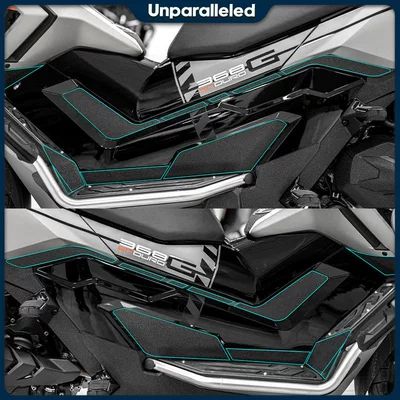 Stickers, Body Anti-Scratch Protection — Motorcycle engine and accessories - 02kg-side-front-pedals-high-seat-low-pedals-and-thickened-armor-stickers