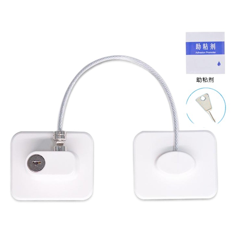 Cerradura DE SEGURIDAD DE LA VENTANA Cerradura anti-caída de gran altura Tapón de la ventana Artefacto antirrobo Suministros de protección para niños Cerradura del refrigerador