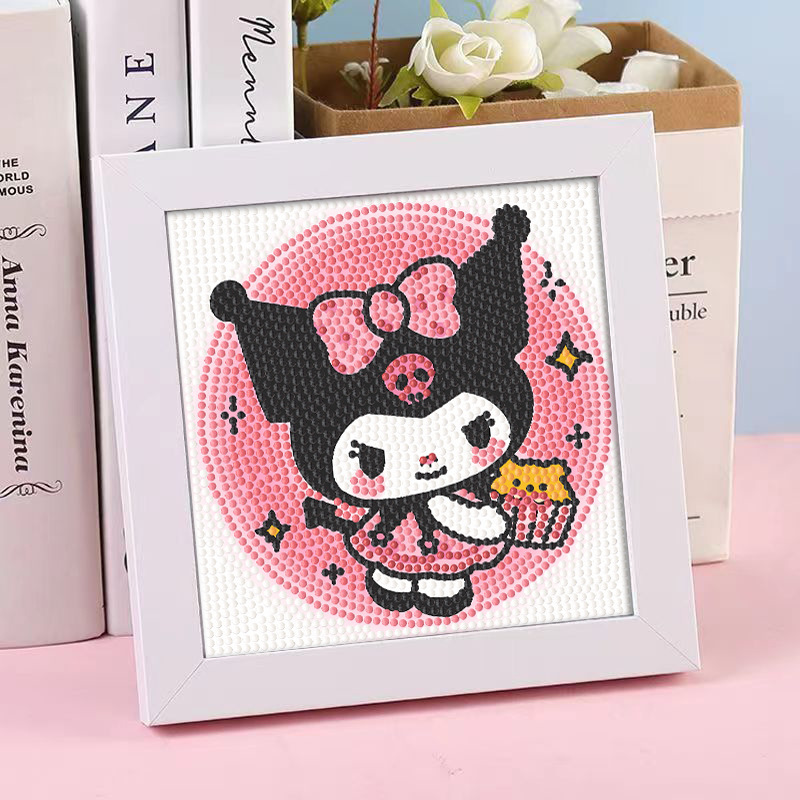 Diamante infantil DIY hecha a mano con material de marco paquete de dibujos animados Sanliou pegatinas de diamante regalo al por mayor pinturas de mampostería