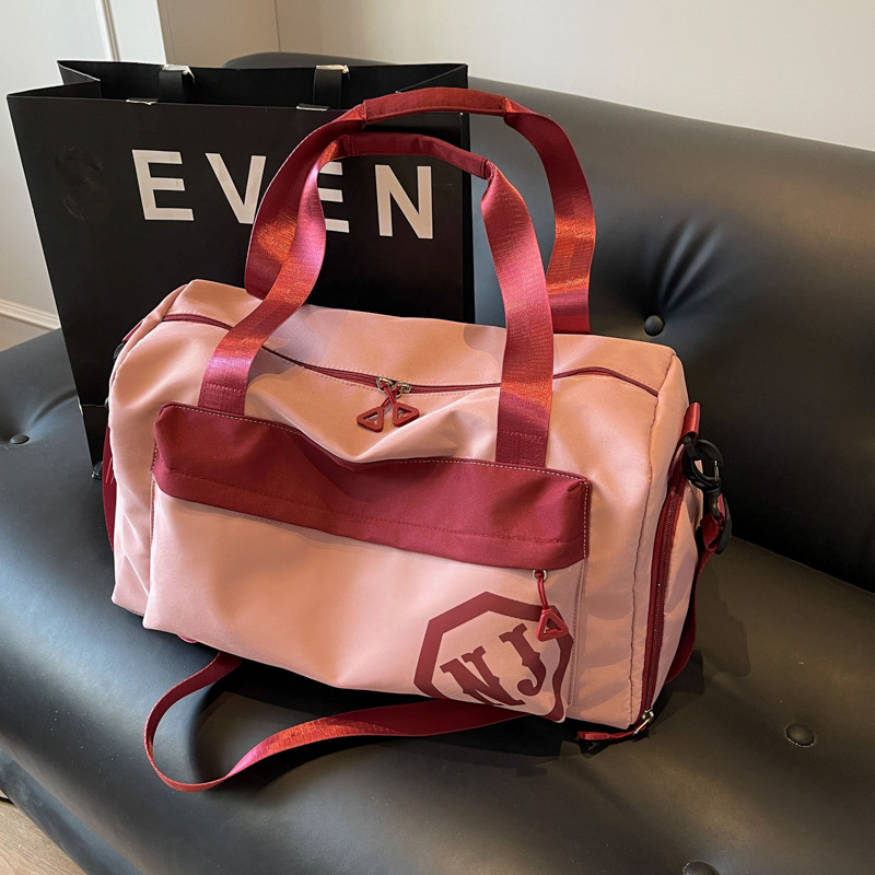 New Travel Bag for Women, Short-Distance Casual Portable Crossbody Bag, Large-Capacity Fitness Bag, Wet and Dry Separation Sports Yoga Bag