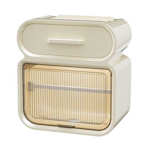 Bathroom toilet paper box toilet tissue box toilet paper storage rack roll paper waterproof wall-mounted no punching